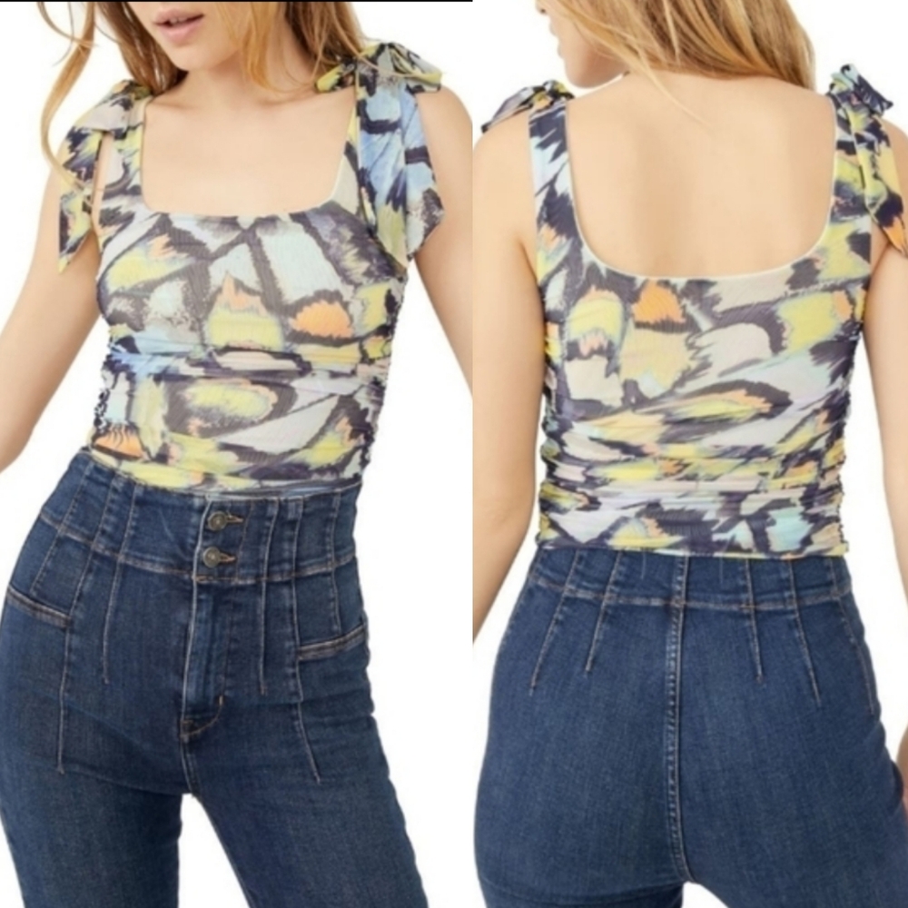 NWT Free People Avenue Print Tank Top